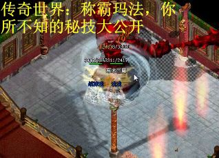 传奇世界：称霸玛法，你所不知的秘技大公开